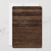 Invitation Petit Baby shower neutre d'éléphant d'arachide (Dos)