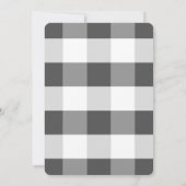 Invitation Petit Baby shower noir rose Citrouille (Dos)