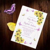 Invitation Petit Baby shower papillon