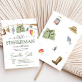 Invitation Petit Baby shower pêcheur
