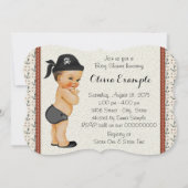 Invitation Petit Baby shower Pirate (Dos)