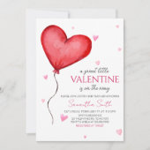 Invitation Petit Baby shower Red Valentine (Devant)