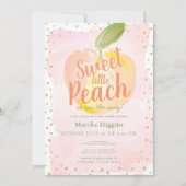 Invitation Petit Baby shower rose pâle (Devant)