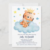 Invitation Petit Baby shower Tiger (Devant)