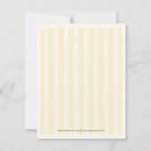 Invitation Petit baby shower vintage d'oiseau (Dos)