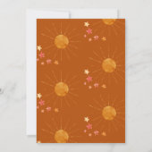 Invitation Petit Baby shower Whimsical Sunshine Girl (Dos)