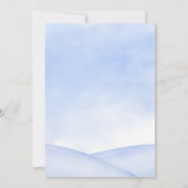 Invitation Petit biscuit Baby shower de Noël d'hiver (Dos)