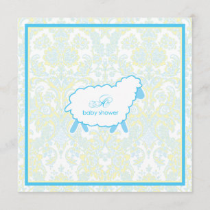 Invitation Petit bleu de l'invitation de baby shower