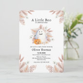 Invitation Petit Boho de Boho de Boho de Boho Halloween Baby  (Debout devant)
