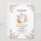 Invitation Petit Boho de Boho de Boho de Boho Halloween Baby  (Devant)