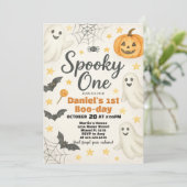 Invitation Petit Boo est en train de tourner un | 1er anniver (Debout devant)