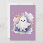 Invitation Petit boo est presque dû Halloween fille douche (Dos)