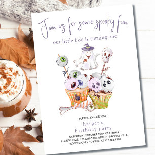 Invitation Petit Boo Halloween