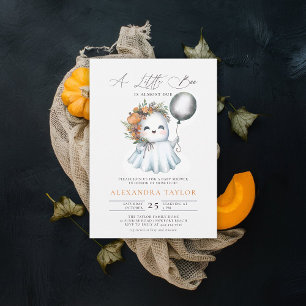Invitation Petit Boo Halloween automne octobre mignonne fille