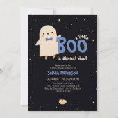 Invitation Petit Boo Halloween est dû Baby shower (Devant)
