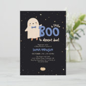 Invitation Petit Boo Halloween est dû Baby shower (Debout devant)