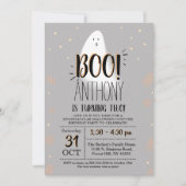 Invitation Petit Boo Moderne ! Halloween 2e anniversaire (Devant)