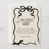 Invitation Petit boo Pacifique chasse Baby shower jeu (Dos)