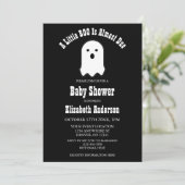 Invitation Petit BOO Sur Le Chemin Baby shower Fantôme Hallow (Debout devant)