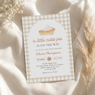 Invitation Petit Bout de Chou en Route Fête Prénatale d'Autom