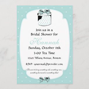 Invitation Petit cadeau bleu