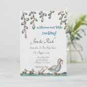 Invitation Petit canard (Debout devant)