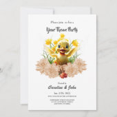 Invitation Petit canard doux (Devant)