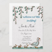 Invitation Petit Caneton (Devant / Derrière)