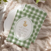 Invitation Petit Caneton | Fête de Naissance Classique Neutre