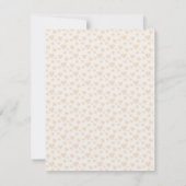 Invitation Petit cerf, Big Joy Fleur rose thème Baby shower (Dos)