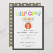 Invitation Petit Champion De Basket-Ball N'Importe Quel Âge A (Devant / Derrière)