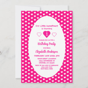 Invitation Petit chéri 1er anniversaire