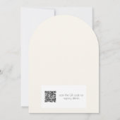 Invitation Petit Chéri En Route Fête Prénatale Bébé Code QR (Dos)