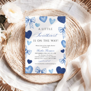 Invitation Petit Chéri Fête de la Saint-Valentin Baby Shower