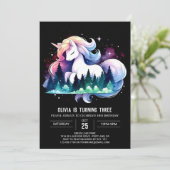 Invitation Petit Cheval adorable Anniversaire (Debout devant)