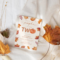 Petit Citrouille 2e Anniversaire Automne