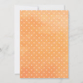 Invitation Petit Citrouille Automne Automne Baby shower neutr (Dos)