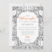 Invitation Petit Citrouille Automne Automne Halloween Baby sh (Devant)