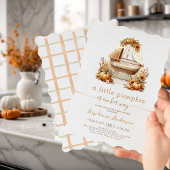 Invitation Petit Citrouille Automne Boho Baby shower fille