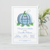 Invitation Petit Citrouille  Automne Citrouille Baby Boy Baby (Debout devant)
