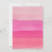 Invitation Petit Citrouille Baby Girl Douche Rustic Pink Truc (Dos)