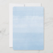 Invitation Petit citrouille bleu vert baby shower garçon (Dos)