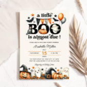 Invitation Petit Citrouille Boo Halloween Baby shower d'autom