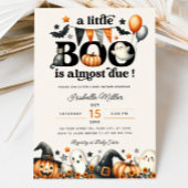 Invitation Petit Citrouille Boo Halloween Baby shower d'autom