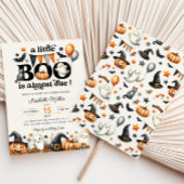 Invitation Petit Citrouille Boo Halloween Baby shower d'autom