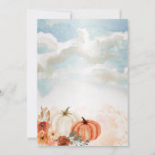 Invitation Petit Citrouille | Conseils de Baby shower pour fi (Dos)