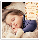 Invitation Petit Citrouille deux ans Halloween 2e anniversair