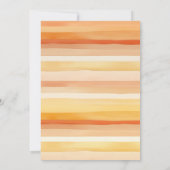 Invitation petit citrouille en baby shower d'automne (Dos)