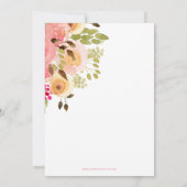 Invitation petit citrouille en chemin baby shower (Dos)