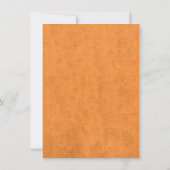 Invitation Petit Citrouille en chemin | Baby shower mignon (Dos)